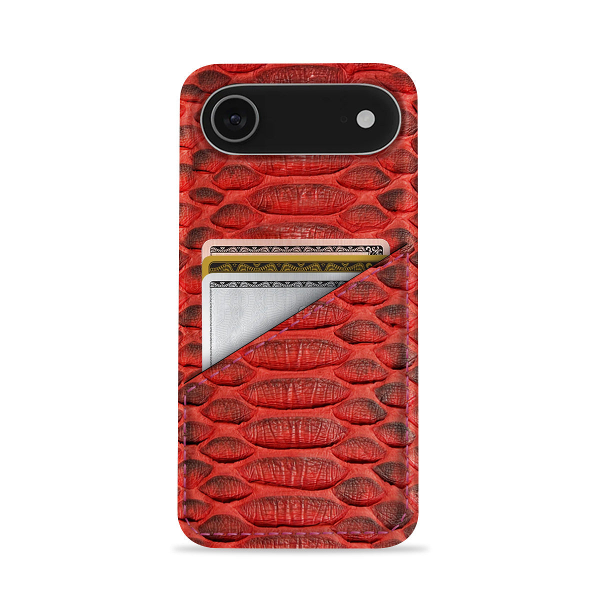 iPhone 17 Air Leather Case — Piton Cardholder