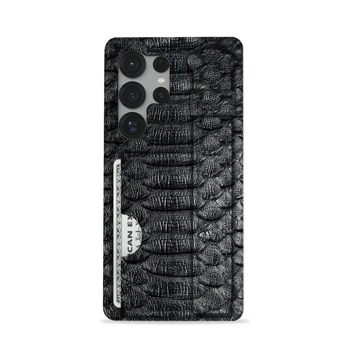Galaxy S26 Ultra Leather Case — Piton Handle Cardholder