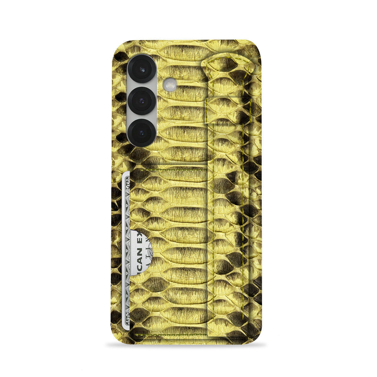 Galaxy S25 Leather Case — Piton Handle Cardholder