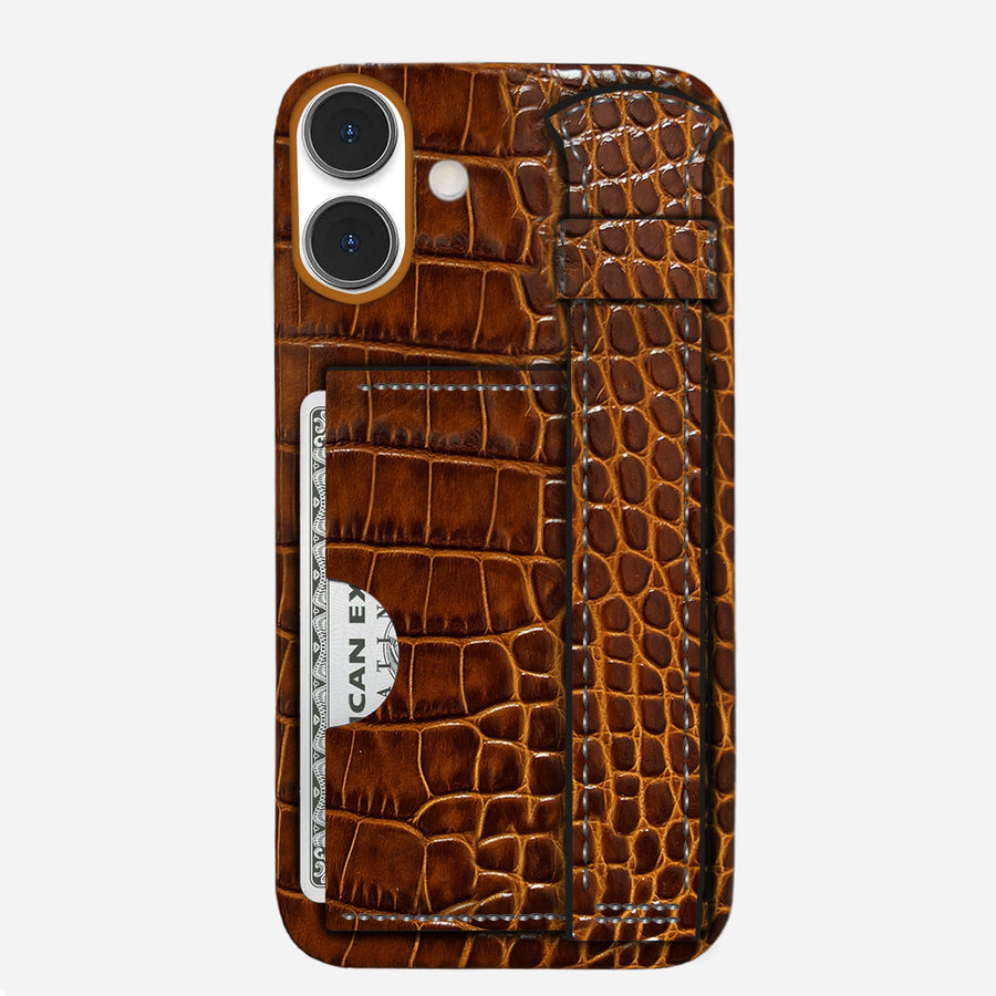 iPhone 16 Leather Case — Neo Handle Cardholder