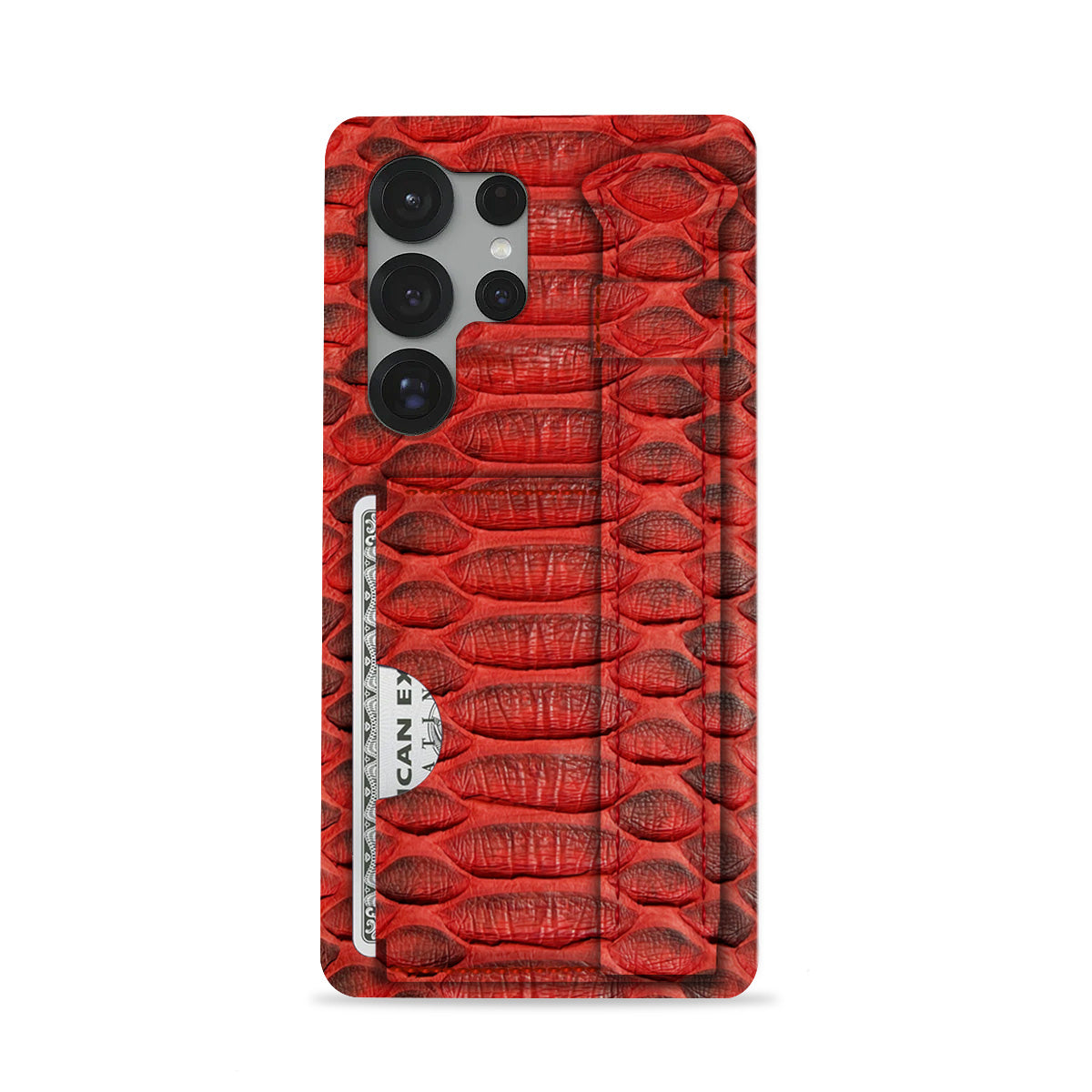 Galaxy S26 Ultra Leather Case — Piton Handle Cardholder