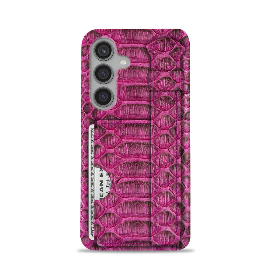 Galaxy S25 FE Leather Case — Piton Handle Cardholder