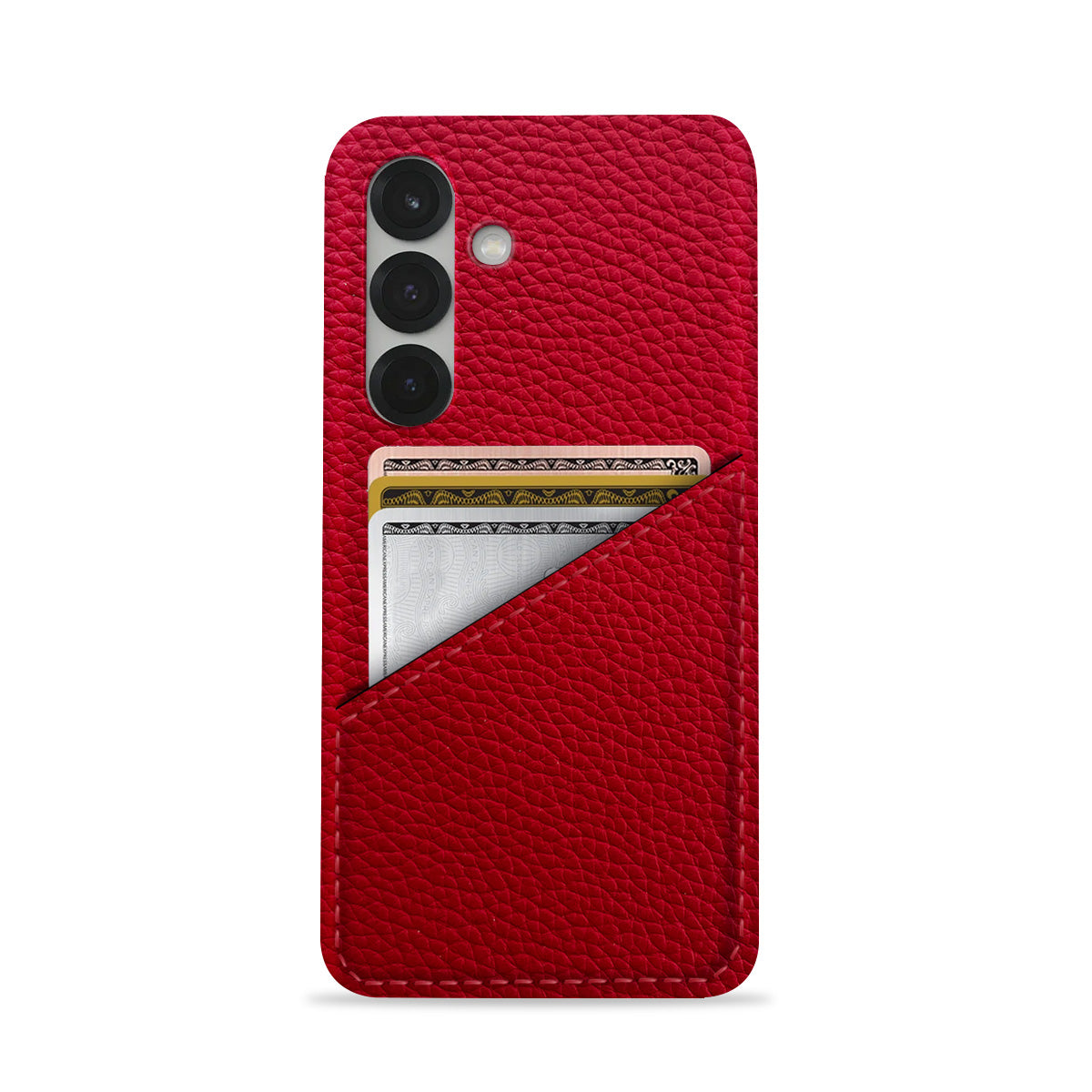 Galaxy S25 Plus Leather Case — Ashe Cardholder