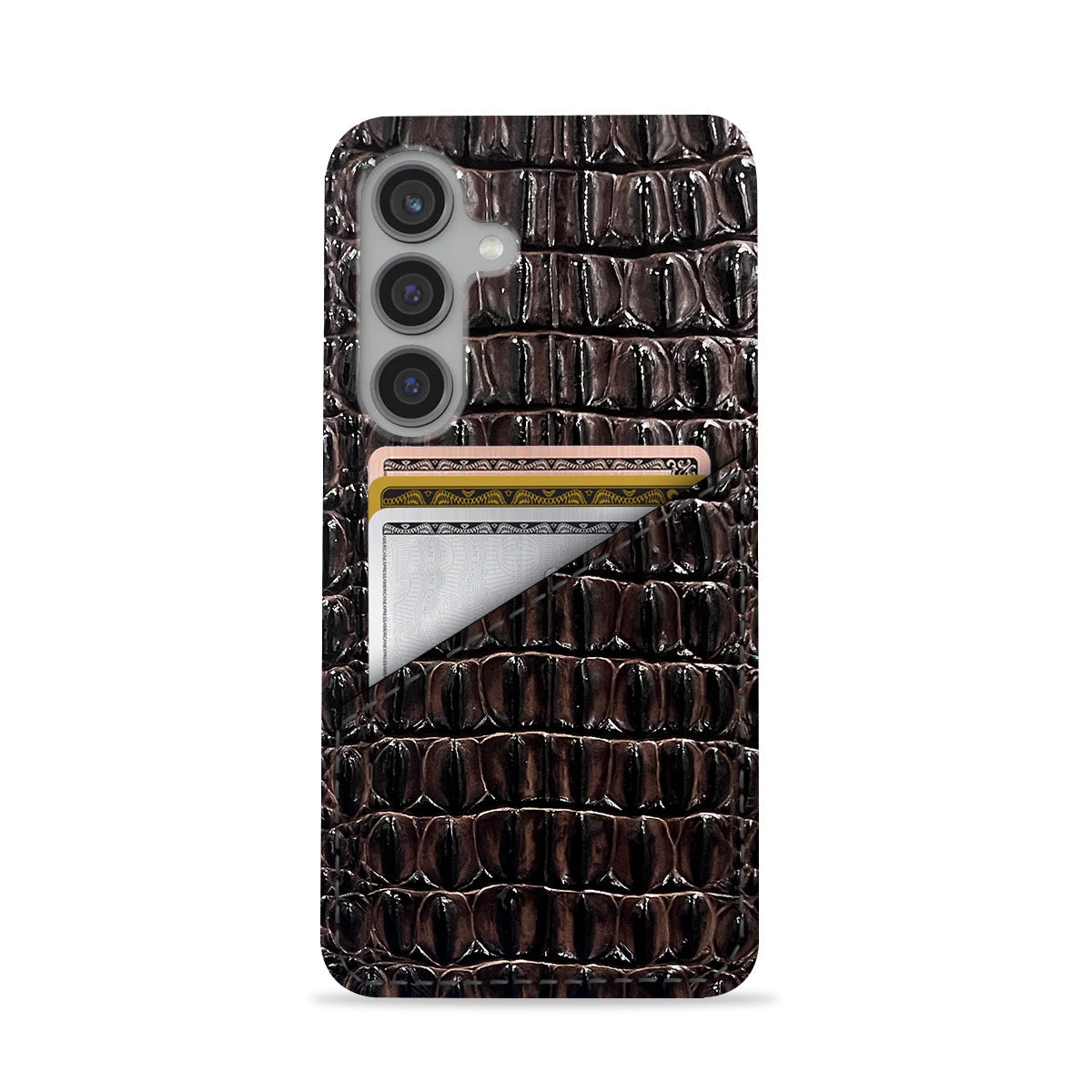 Galaxy S25 FE Leather Case — Titan Cardholder