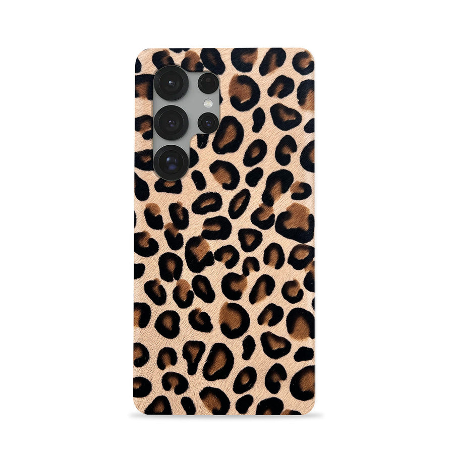 Galaxy S25 Ultra Leather Case — Leopard