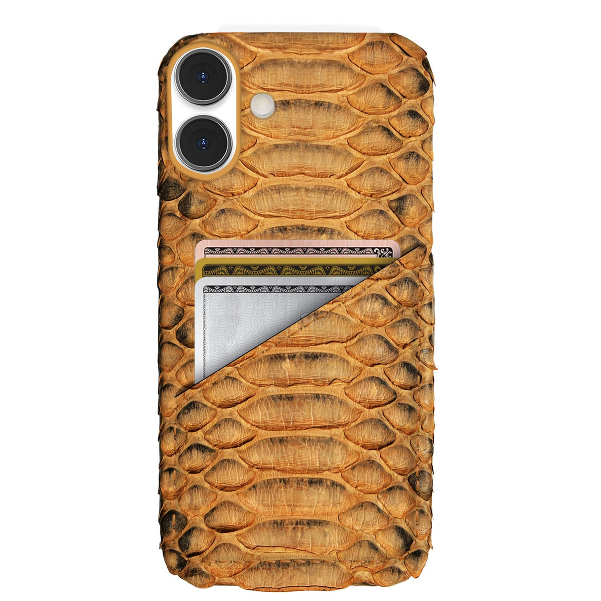 iPhone 16 Plus Leather Case — Piton Cardholder