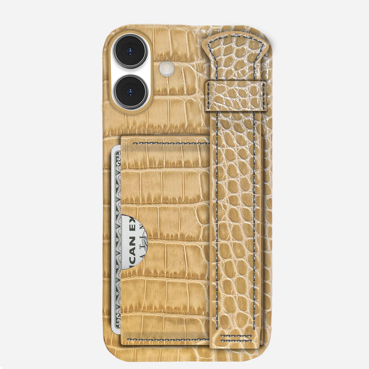 iPhone 16 Plus Leather Case — Neo Handle Cardholder