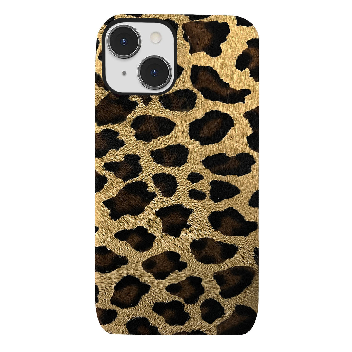 iPhone 14 Leather Case — Leopard