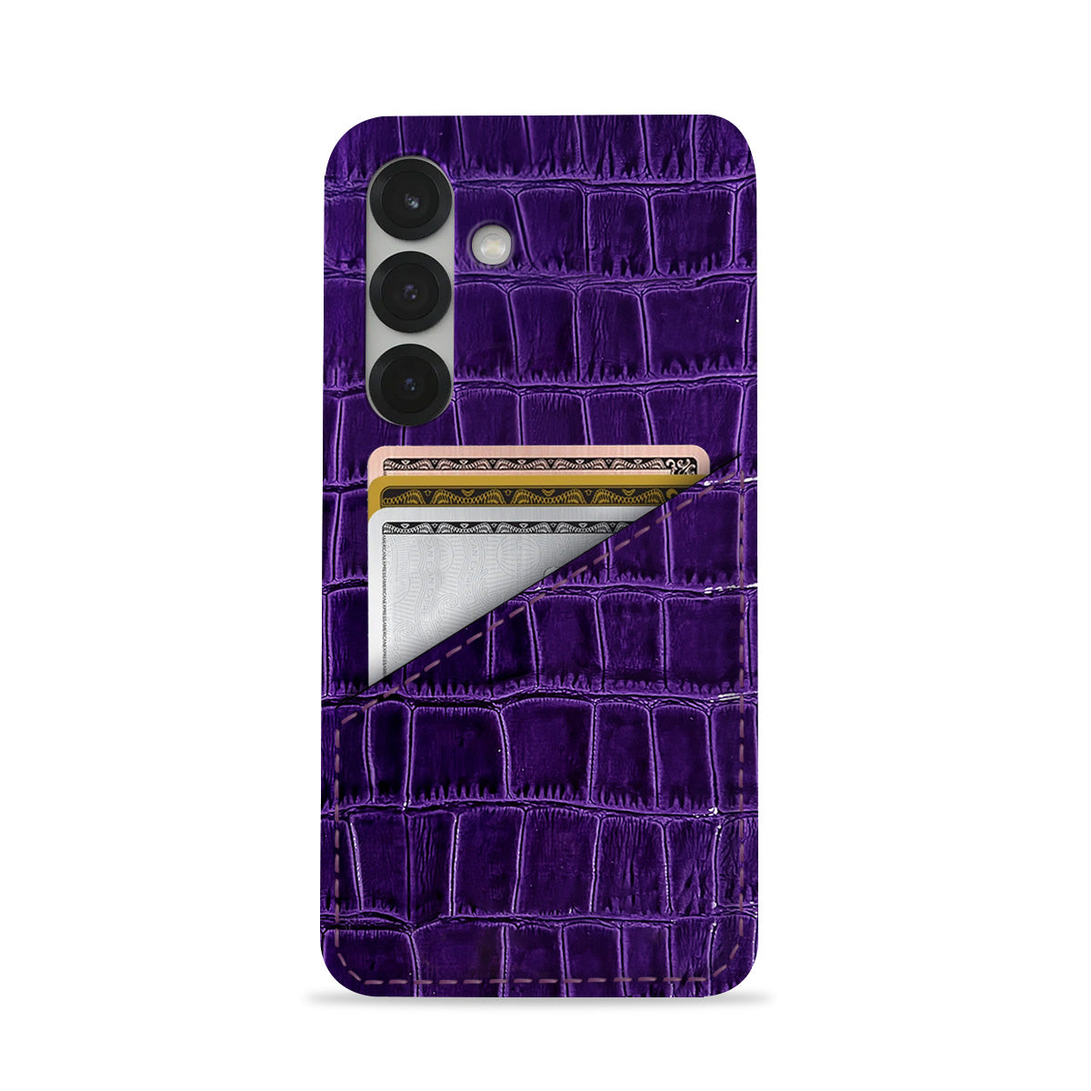 Galaxy S25 Plus Leather Case — Vega Cardholder