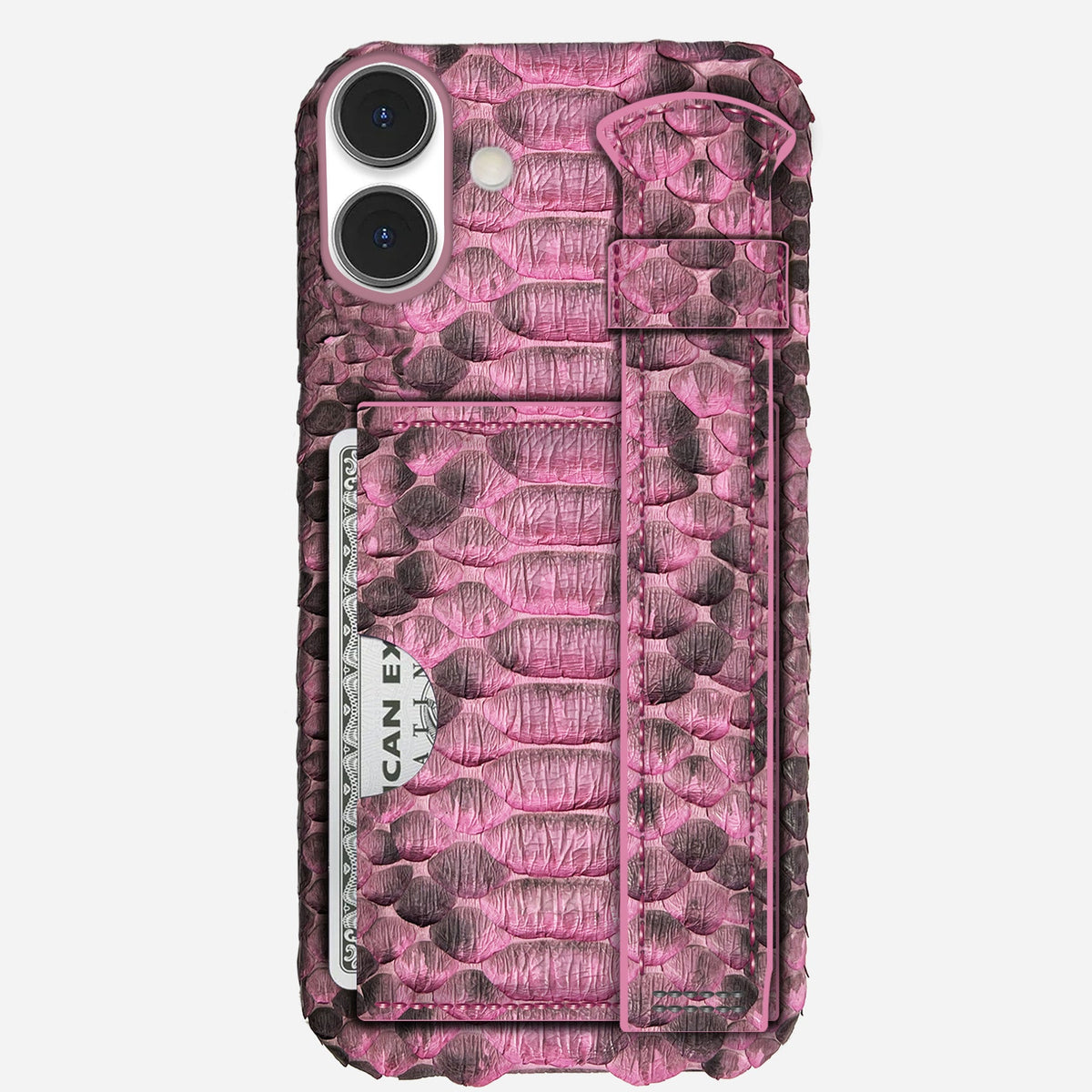 iPhone 16 Leather Case — Piton Handle Cardholder