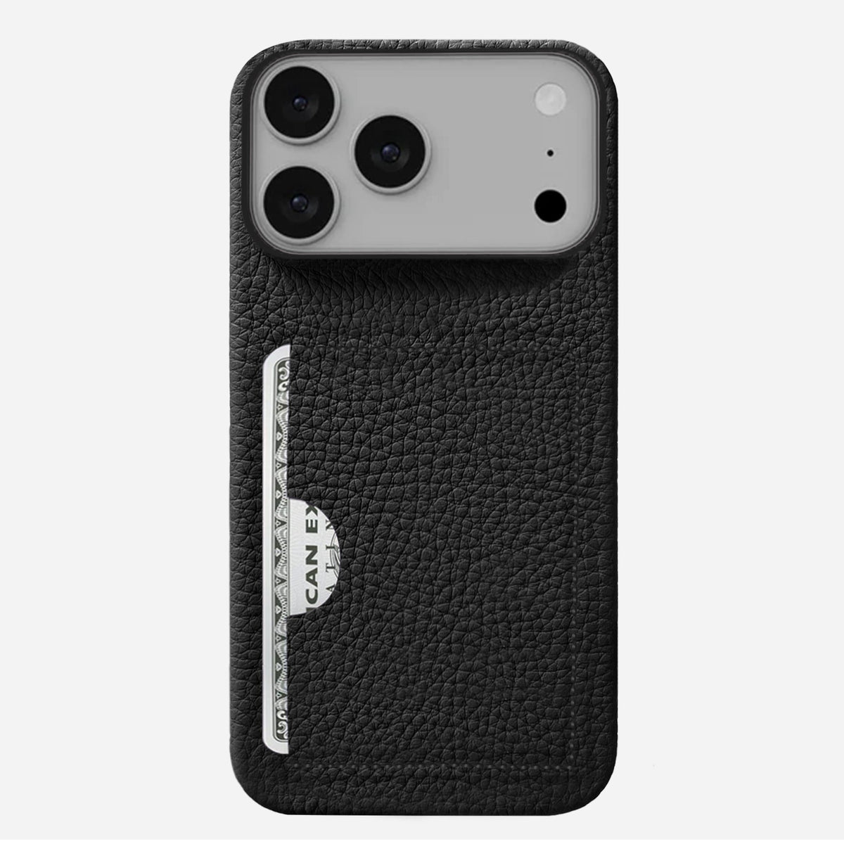 iPhone 17 Pro Leather Case — Ashe Handle Cardholder