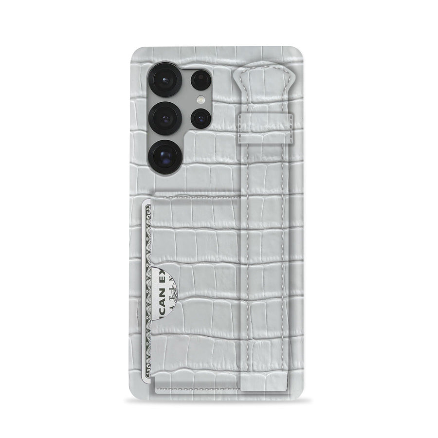 Galaxy S25 Ultra Leather Case — Vega Handle Cardholder