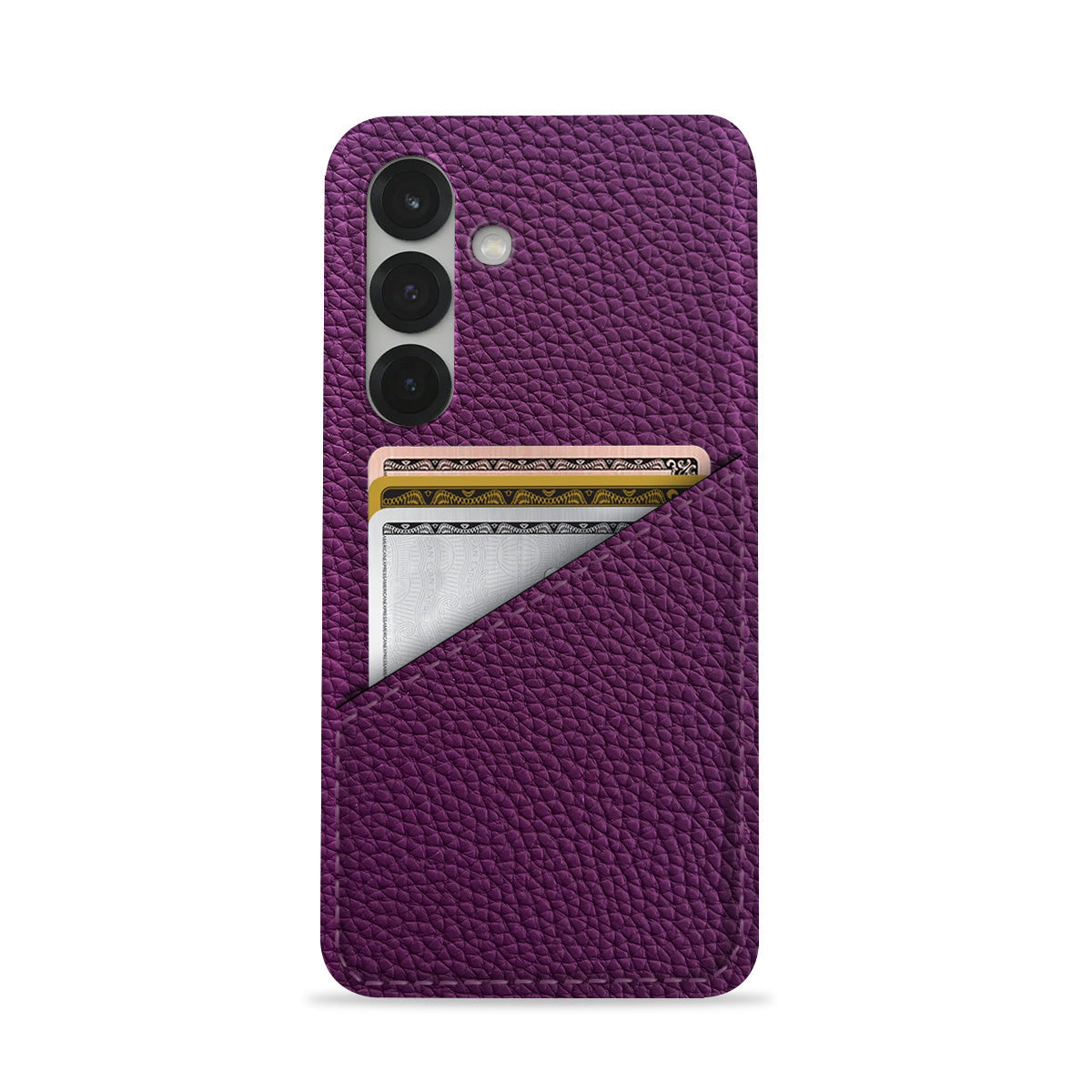 Galaxy S26 Plus Leather Case — Ashe Cardholder