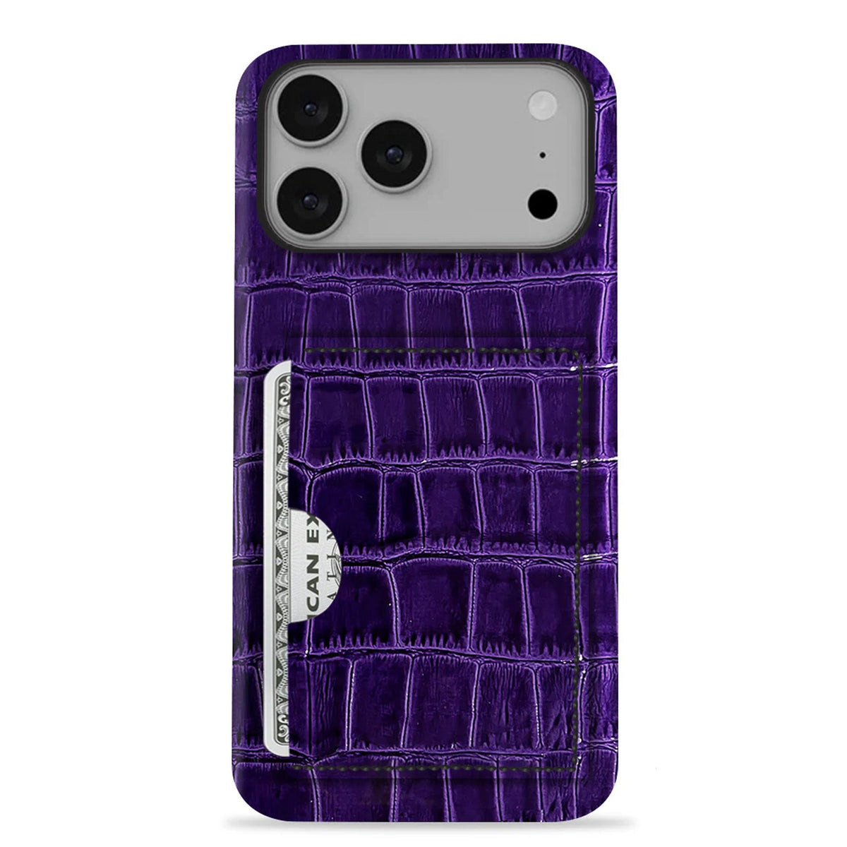 iPhone 17 Pro Leather Case — Vega Cardholder