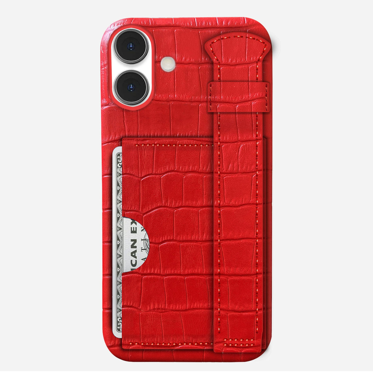 iPhone 16 Leather Case — Vega Handle Cardholder