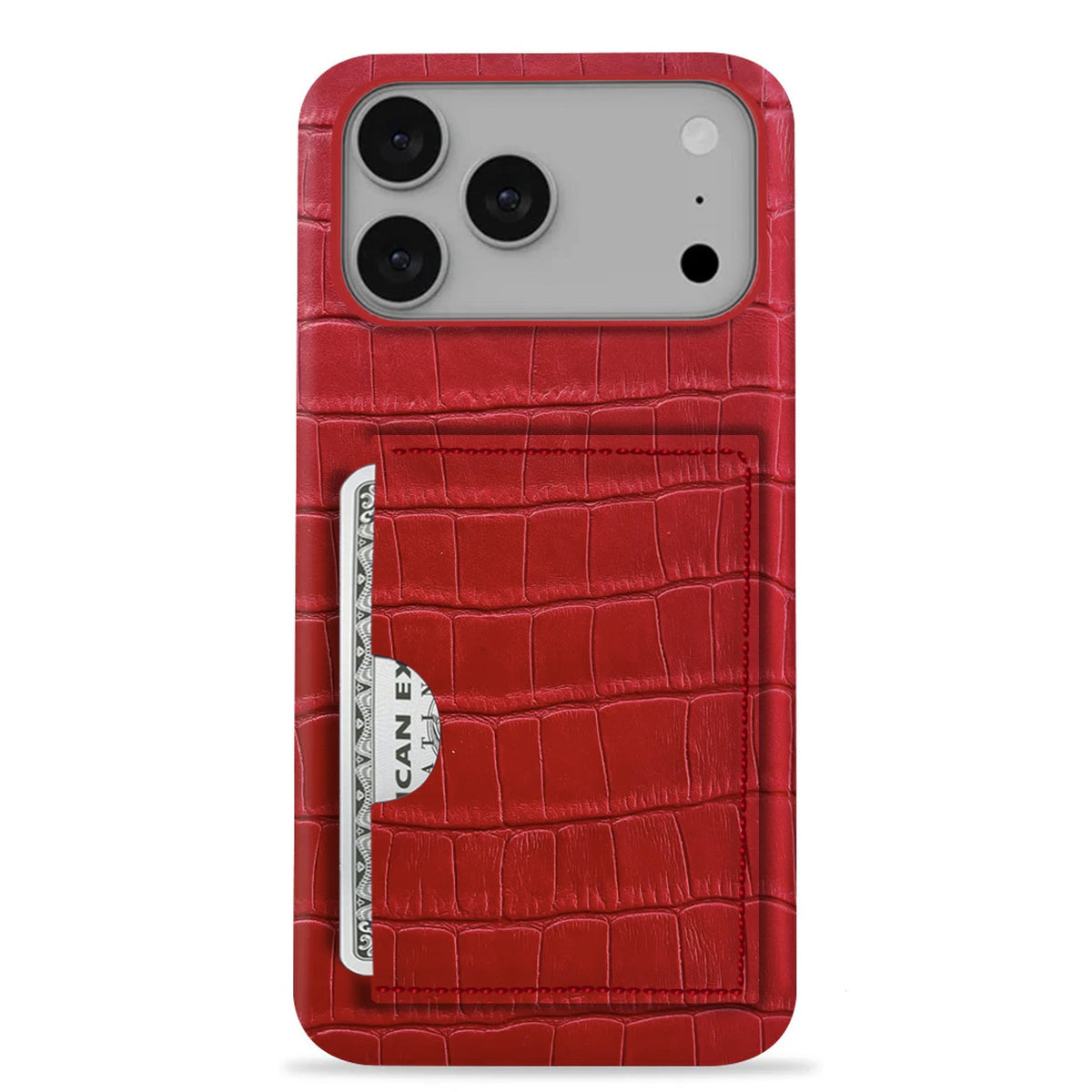 iPhone 17 Pro Leather Case — Vega Cardholder