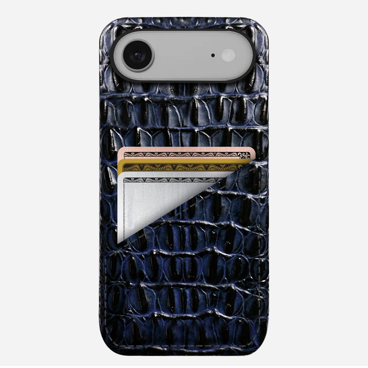 iPhone 17 Air Leather Case — Titan Cardholder