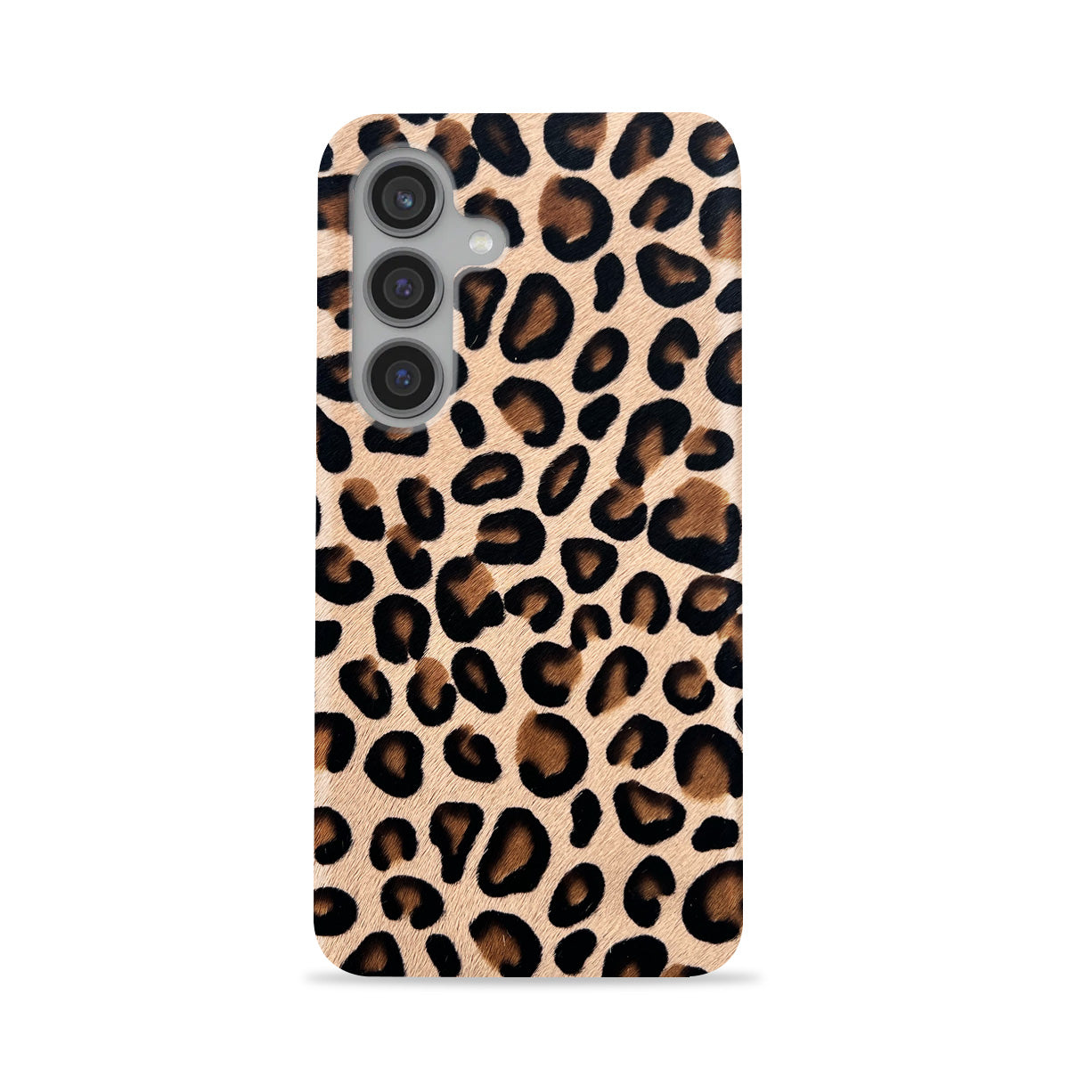 Galaxy S24 Plus Leather Case — Leopard