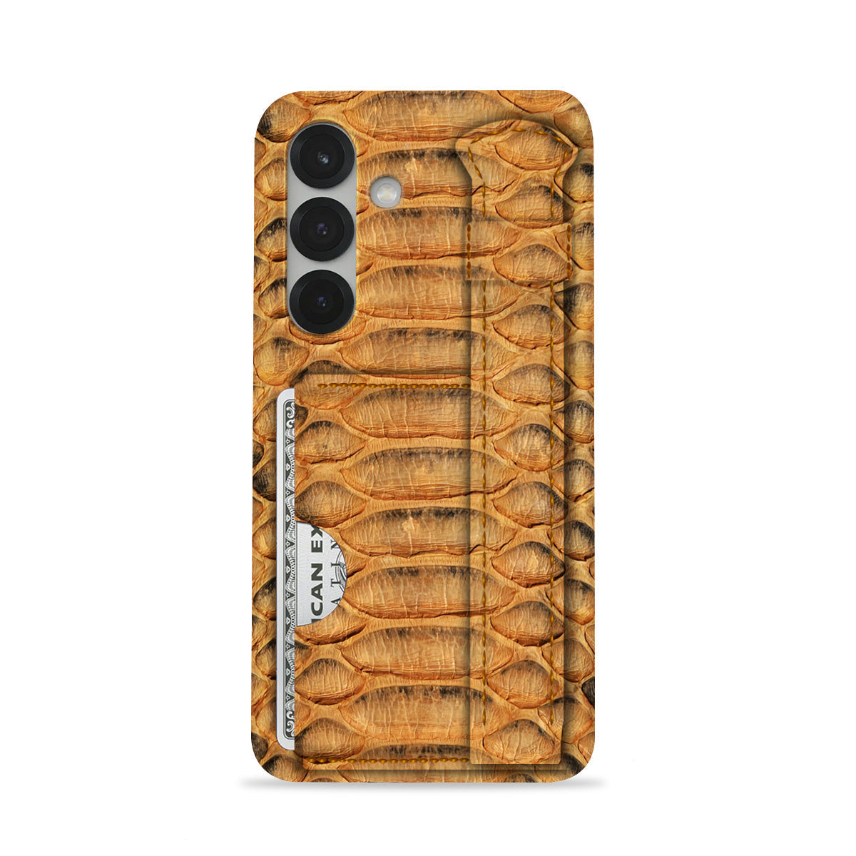 Galaxy S25 Plus Leather Case — Piton Handle Cardholder