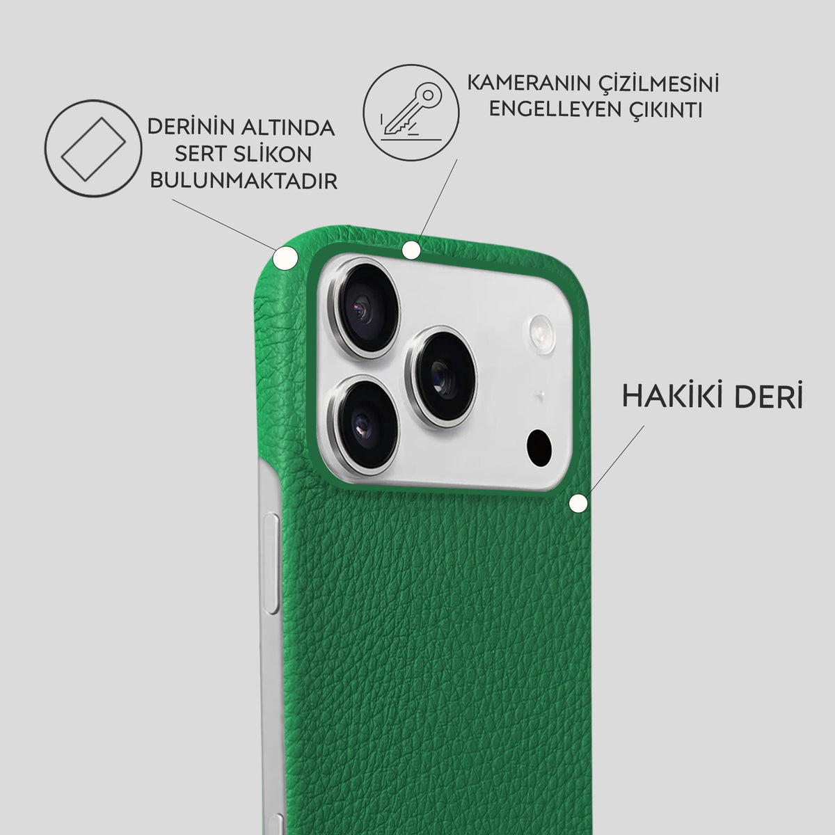 iPhone 18 Pro Max Leather Case — Ashe