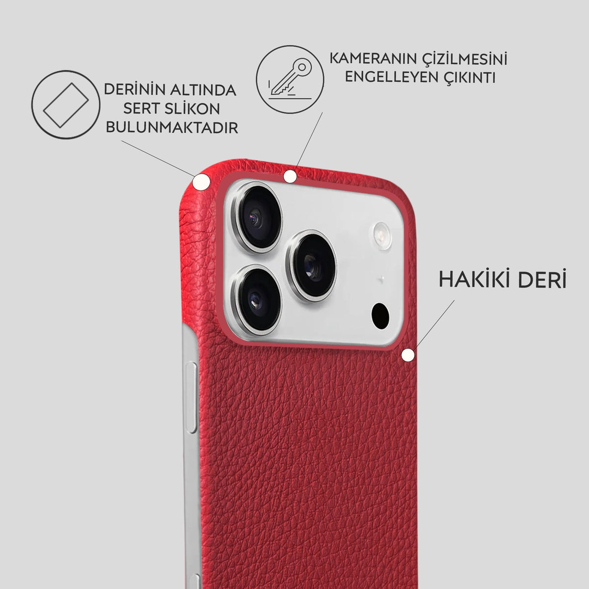 iPhone 18 Pro Max Leather Case — Ashe