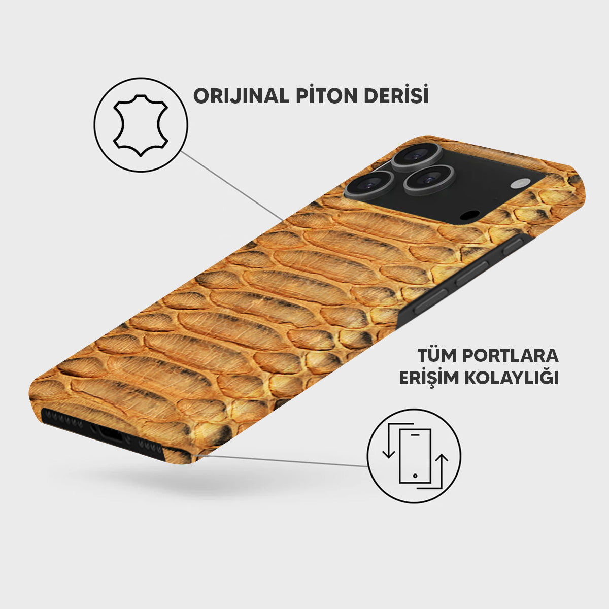 iPhone 18 Pro Max Leather Case — Piton
