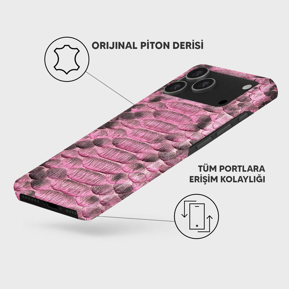 iPhone 18 Pro Max Leather Case — Piton