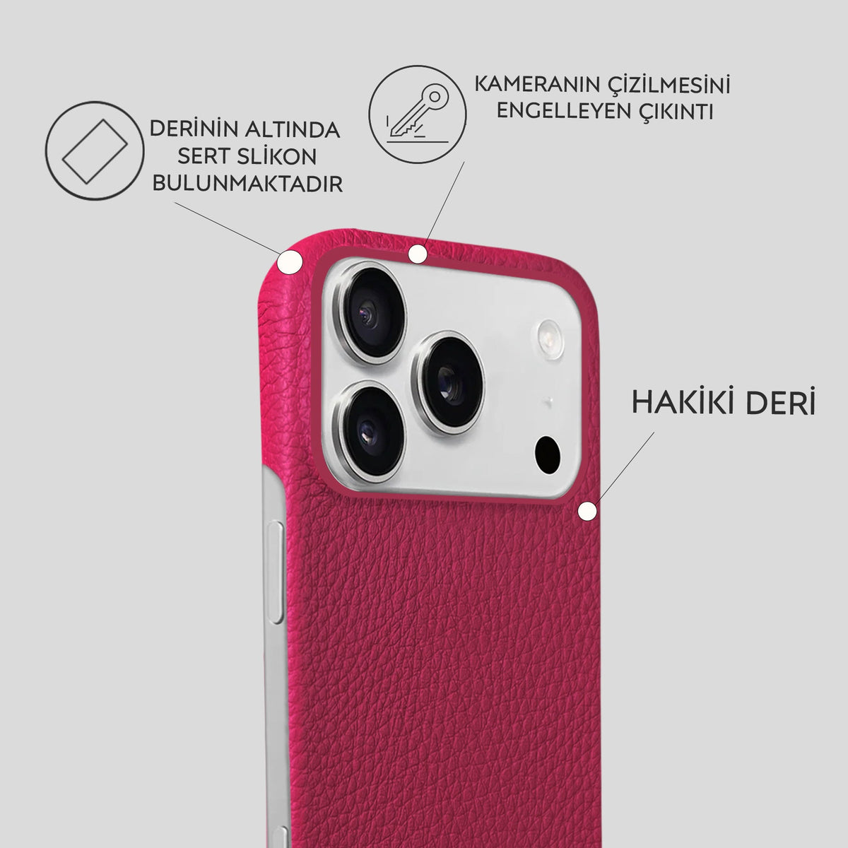 iPhone 18 Pro Max Leather Case — Ashe