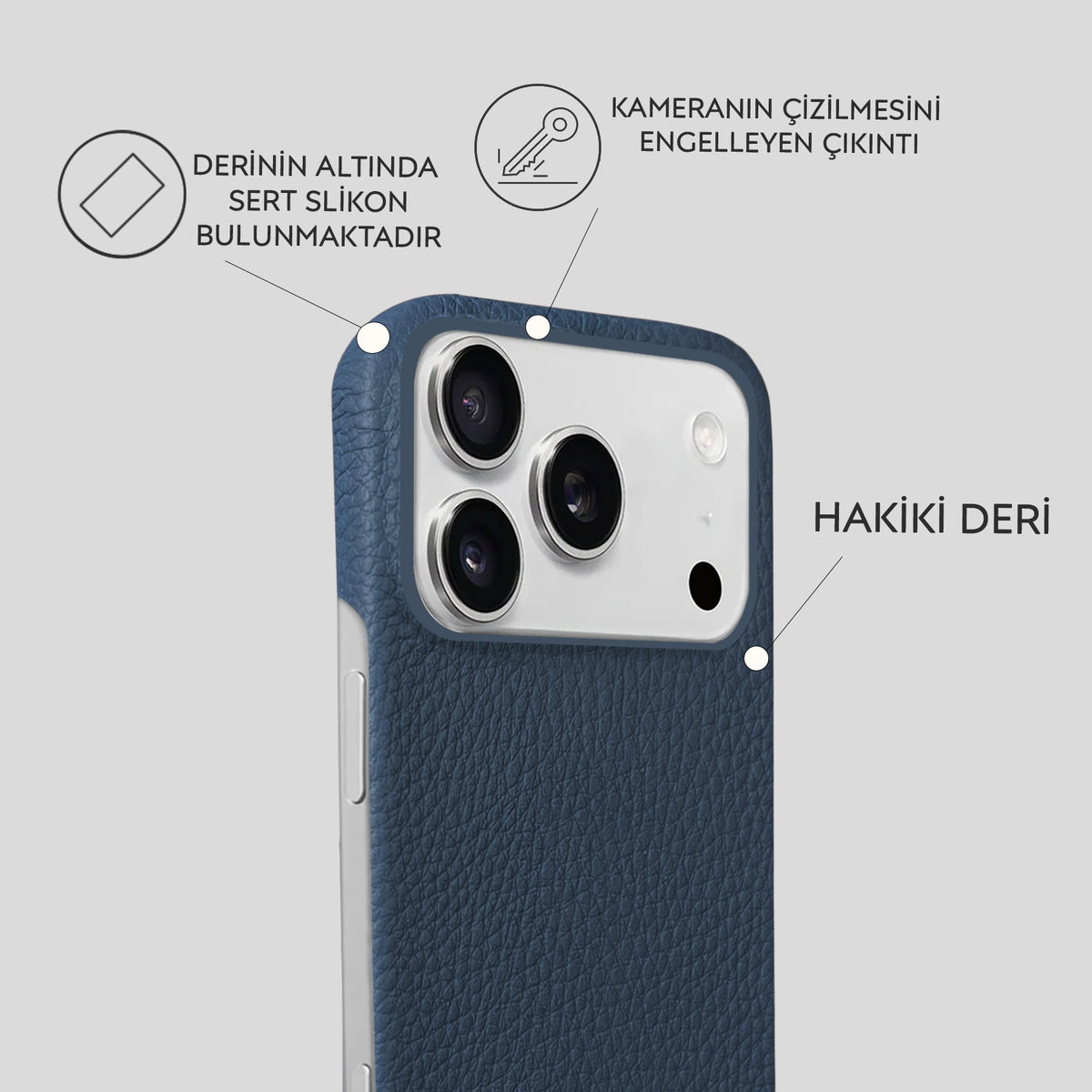 iPhone 18 Pro Leather Case — Ashe