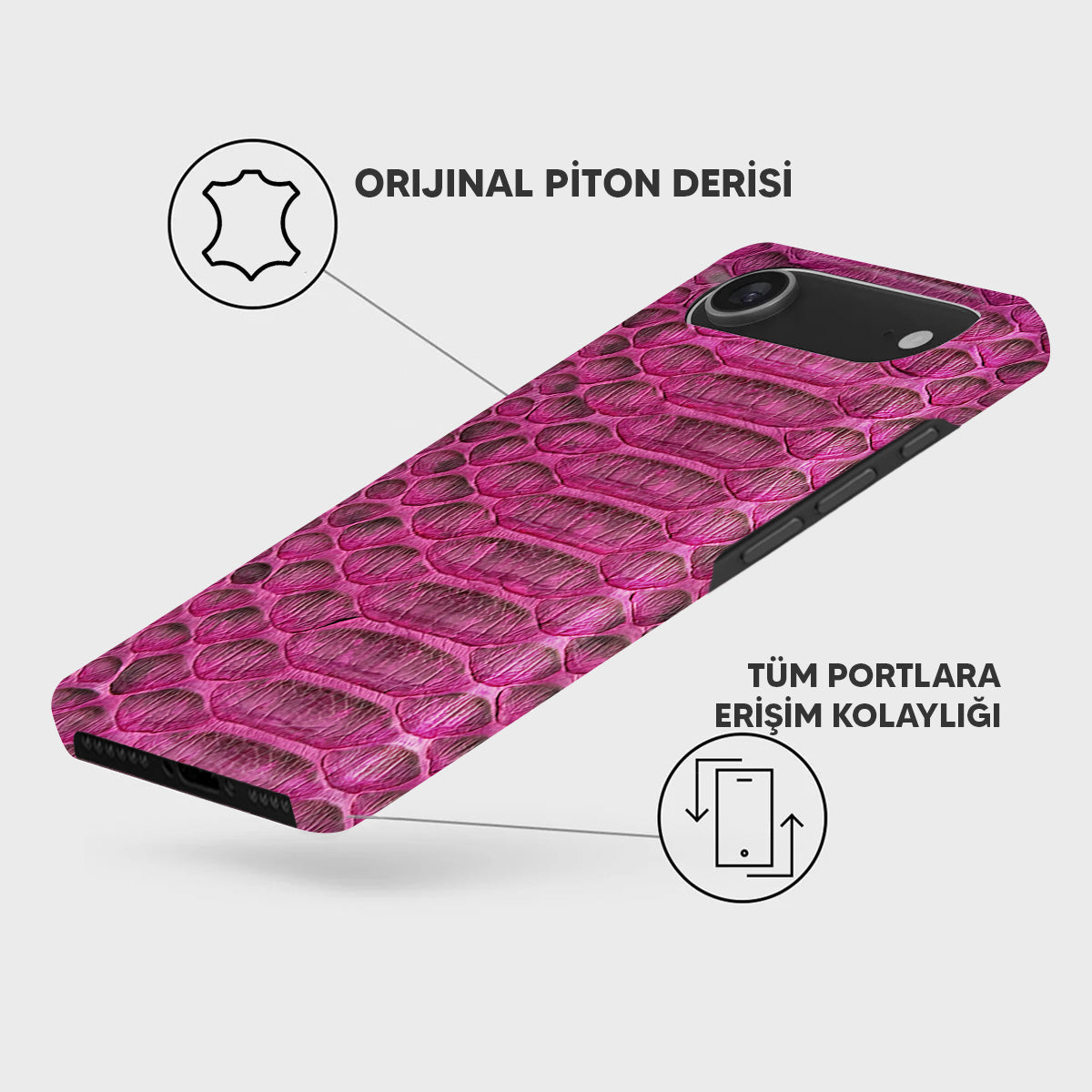iPhone 18 Pro Leather Case — Piton