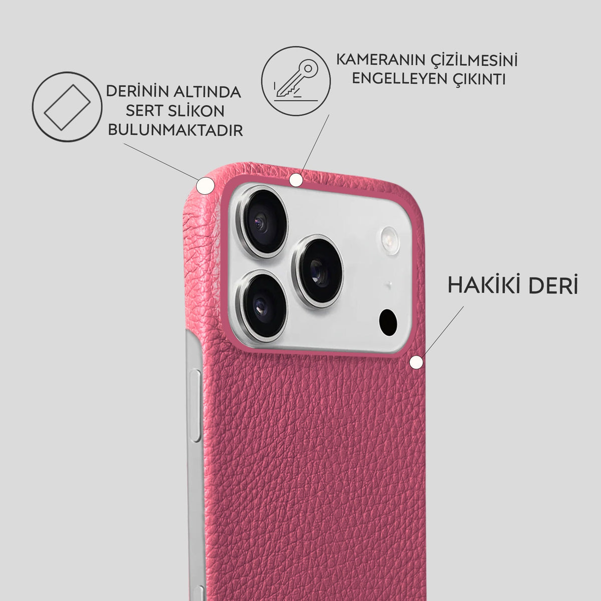 iPhone 18 Pro Leather Case — Ashe