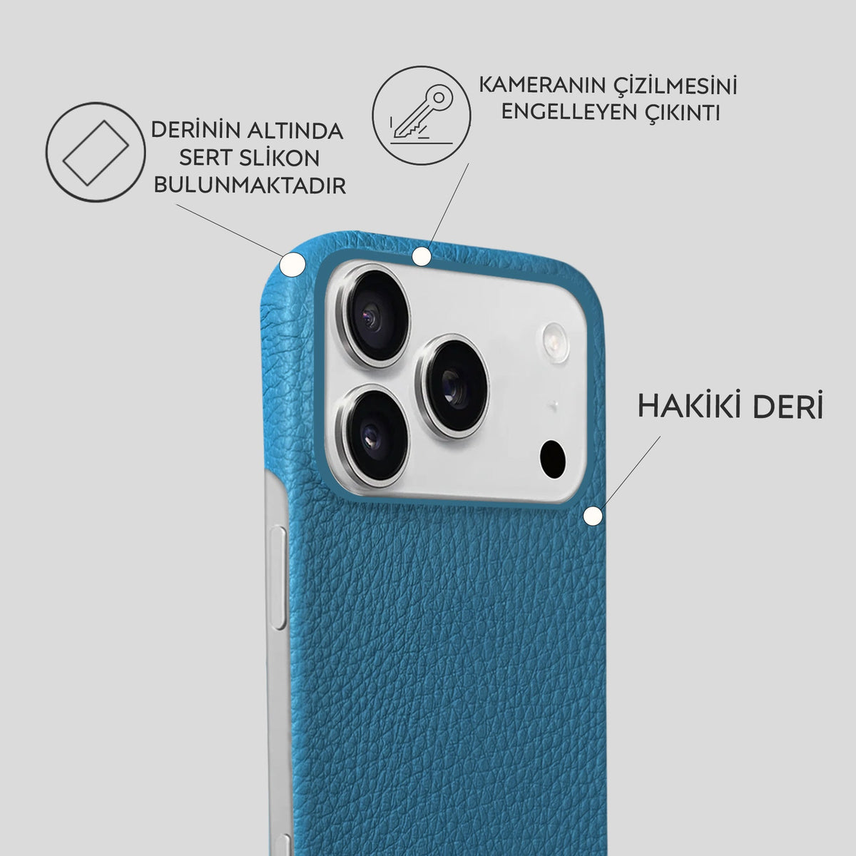 iPhone 18 Pro Leather Case — Ashe
