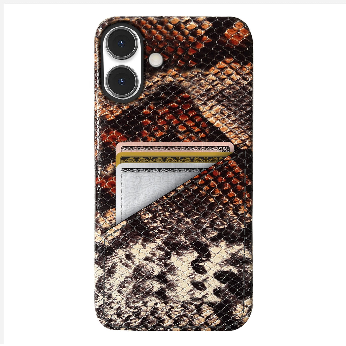 iPhone 16 Plus Leather Case — Elise Cardholder