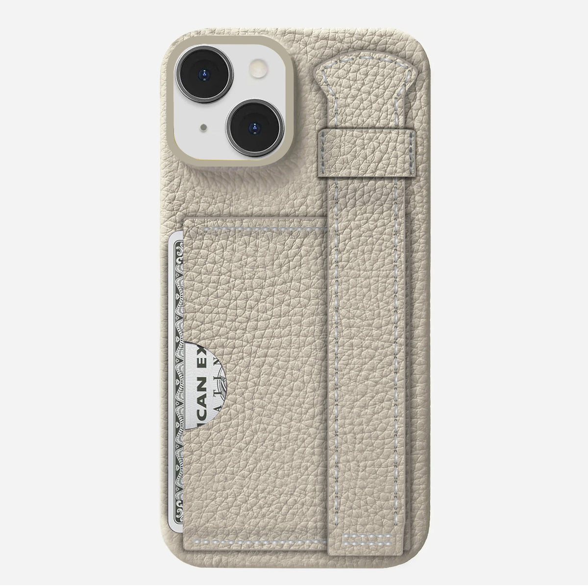 iPhone 15 Leather Case — Ashe Handle Cardholder
