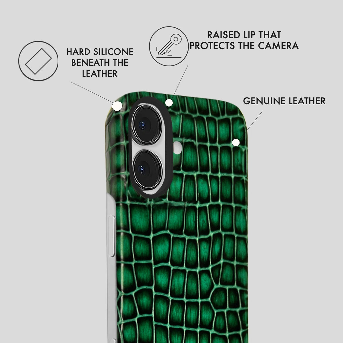 iPhone 16 Leather Case — Lusso