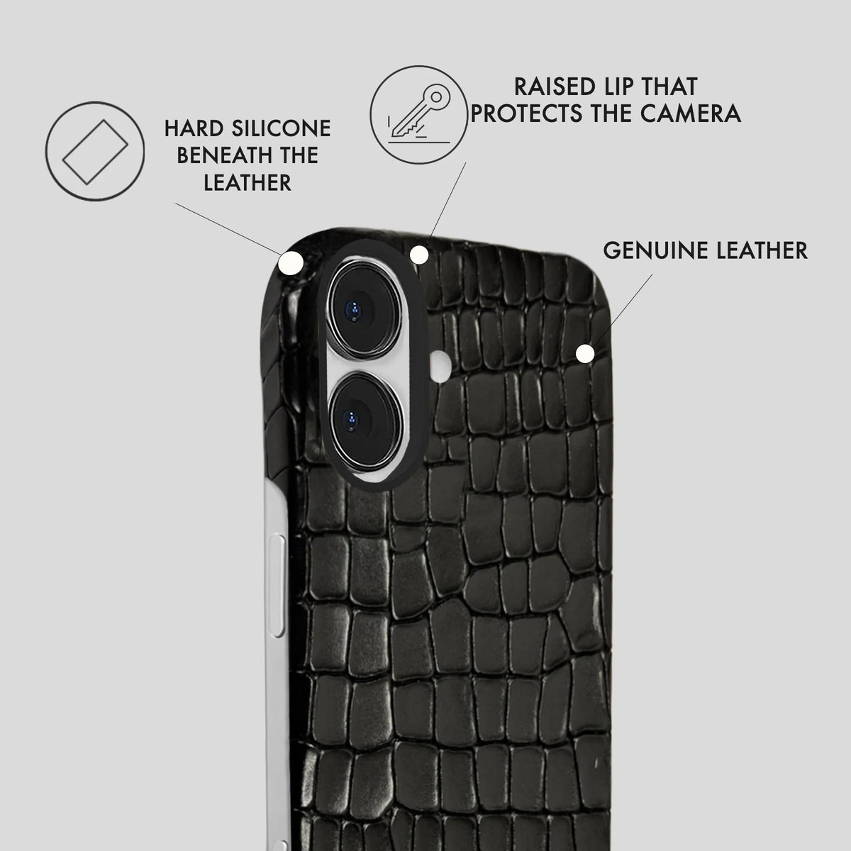 iPhone 16 Leather Case — Lusso