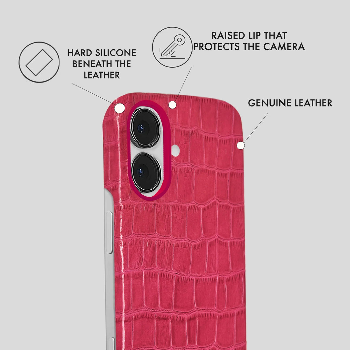 iPhone 16 Plus Leather Case — Vega