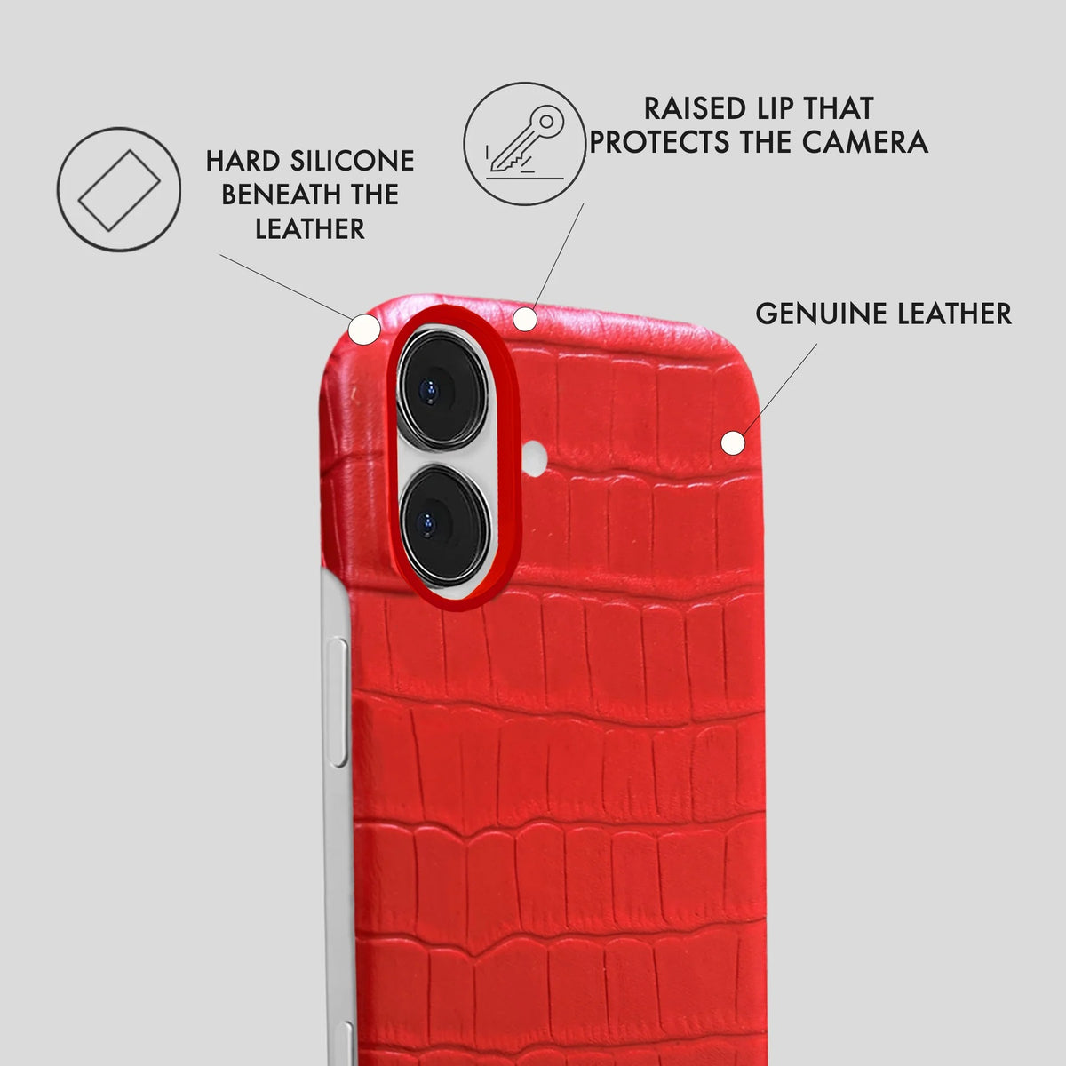 iPhone 16 Plus Leather Case — Vega