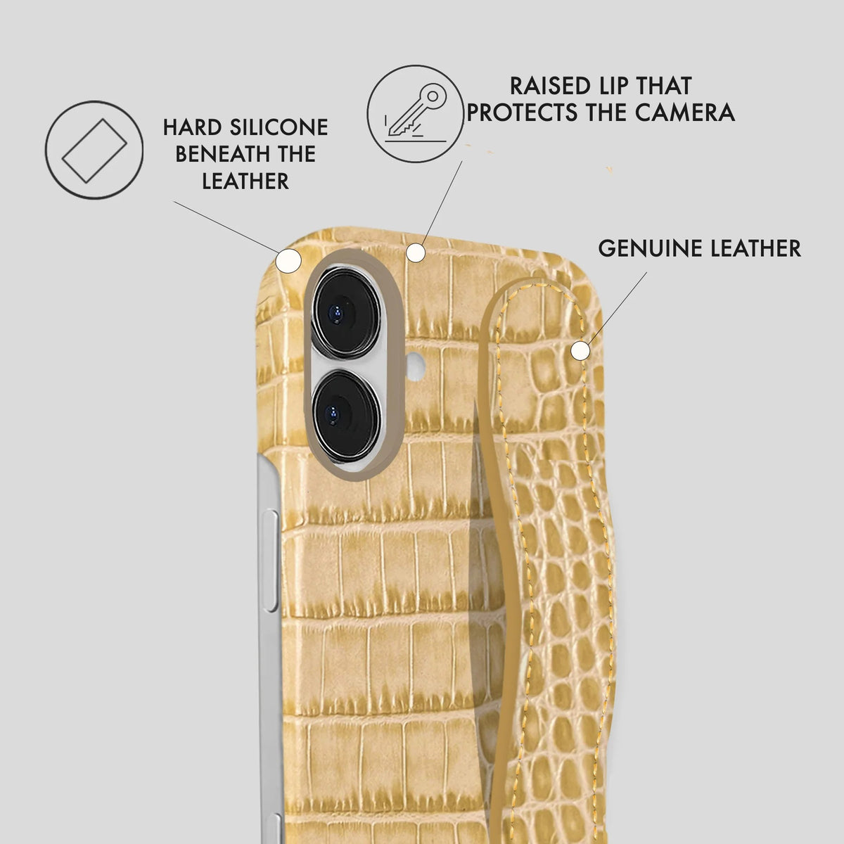 iPhone 17 Leather Case — Neo Handle