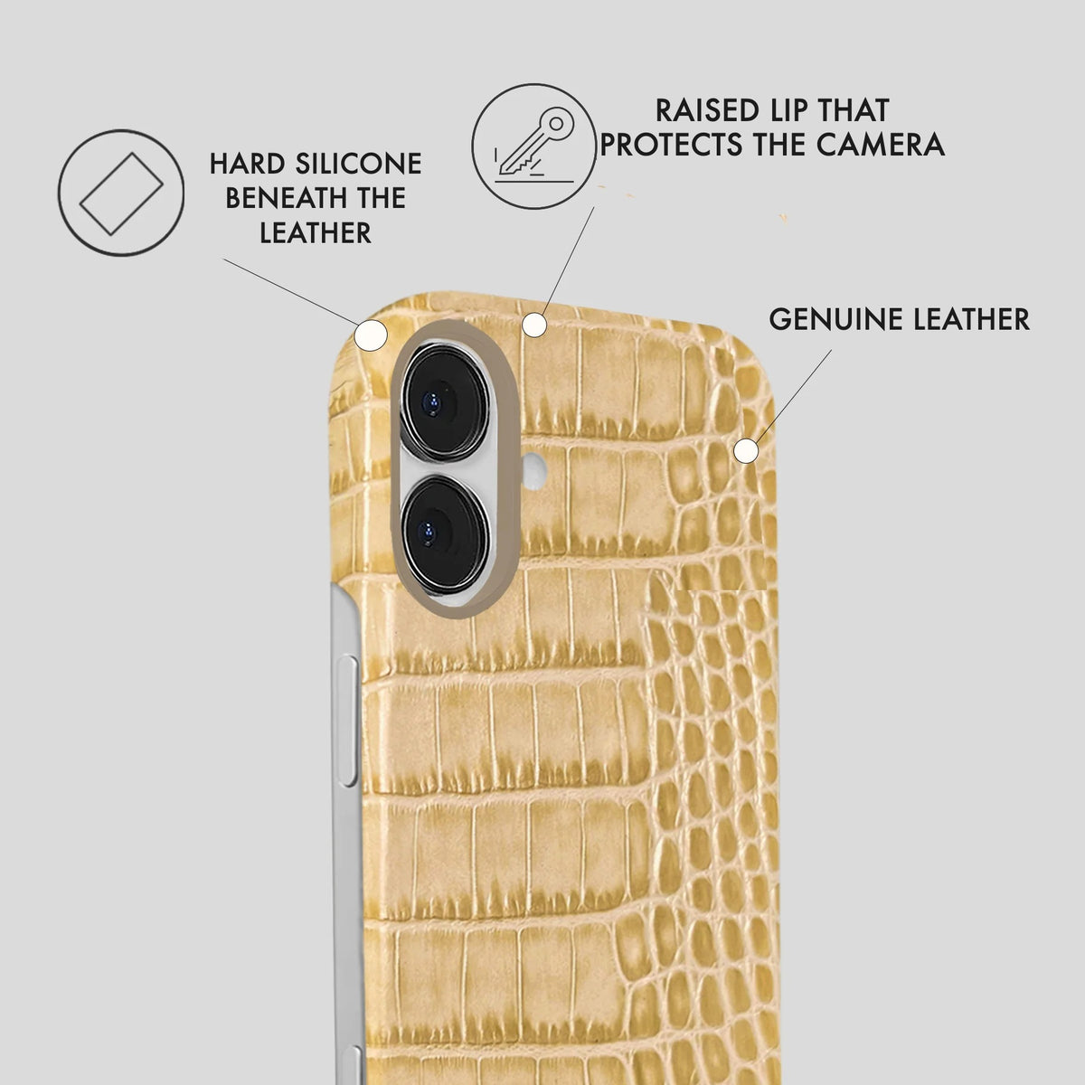 iPhone 16 Leather Case — Neo