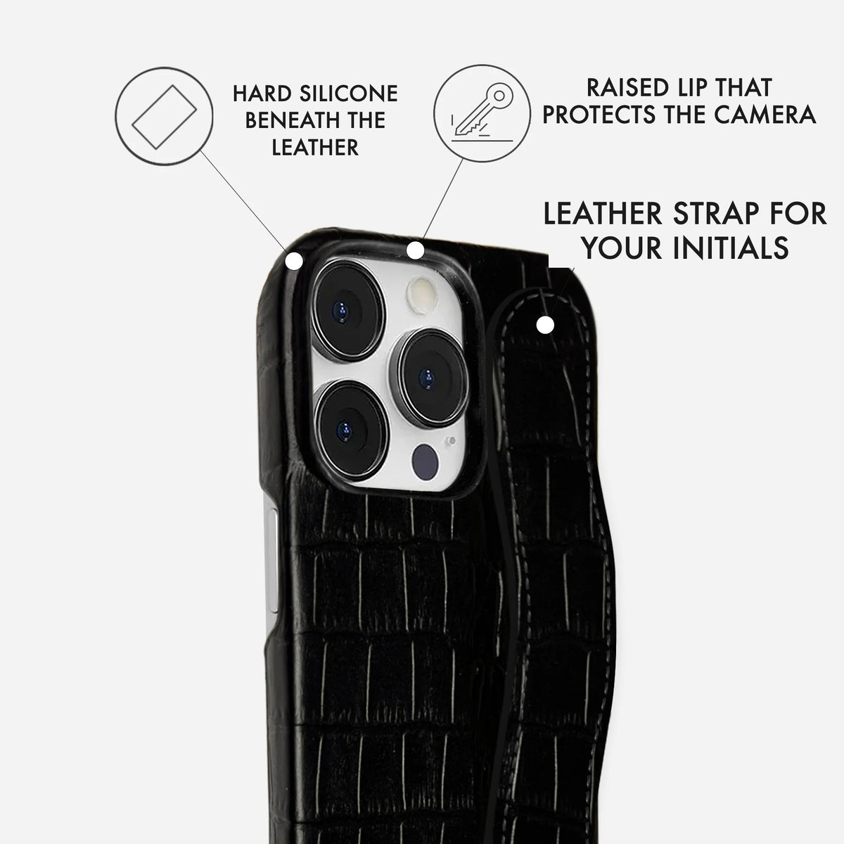 iPhone 13 Pro Leather Case — Vega Handle