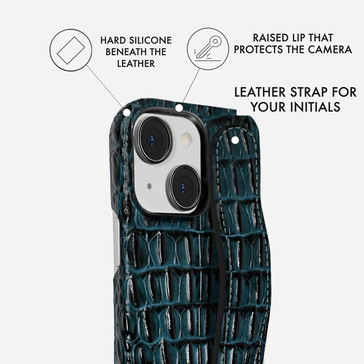 iPhone 13 Leather Case — Titan Handle
