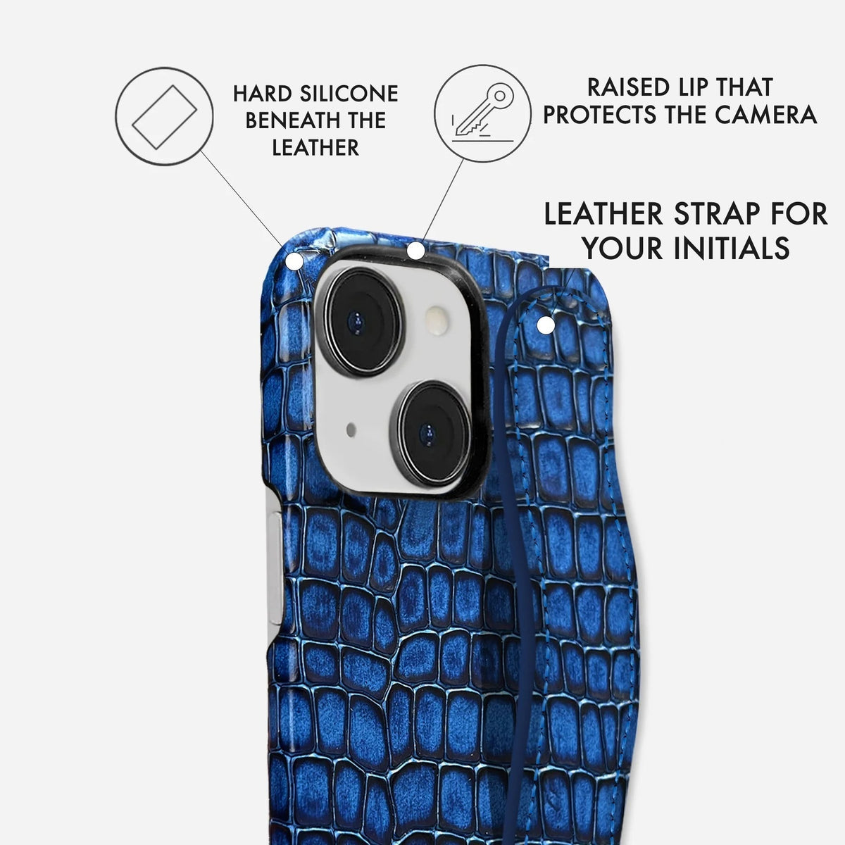 iPhone 15 Leather Case — Lusso Handle