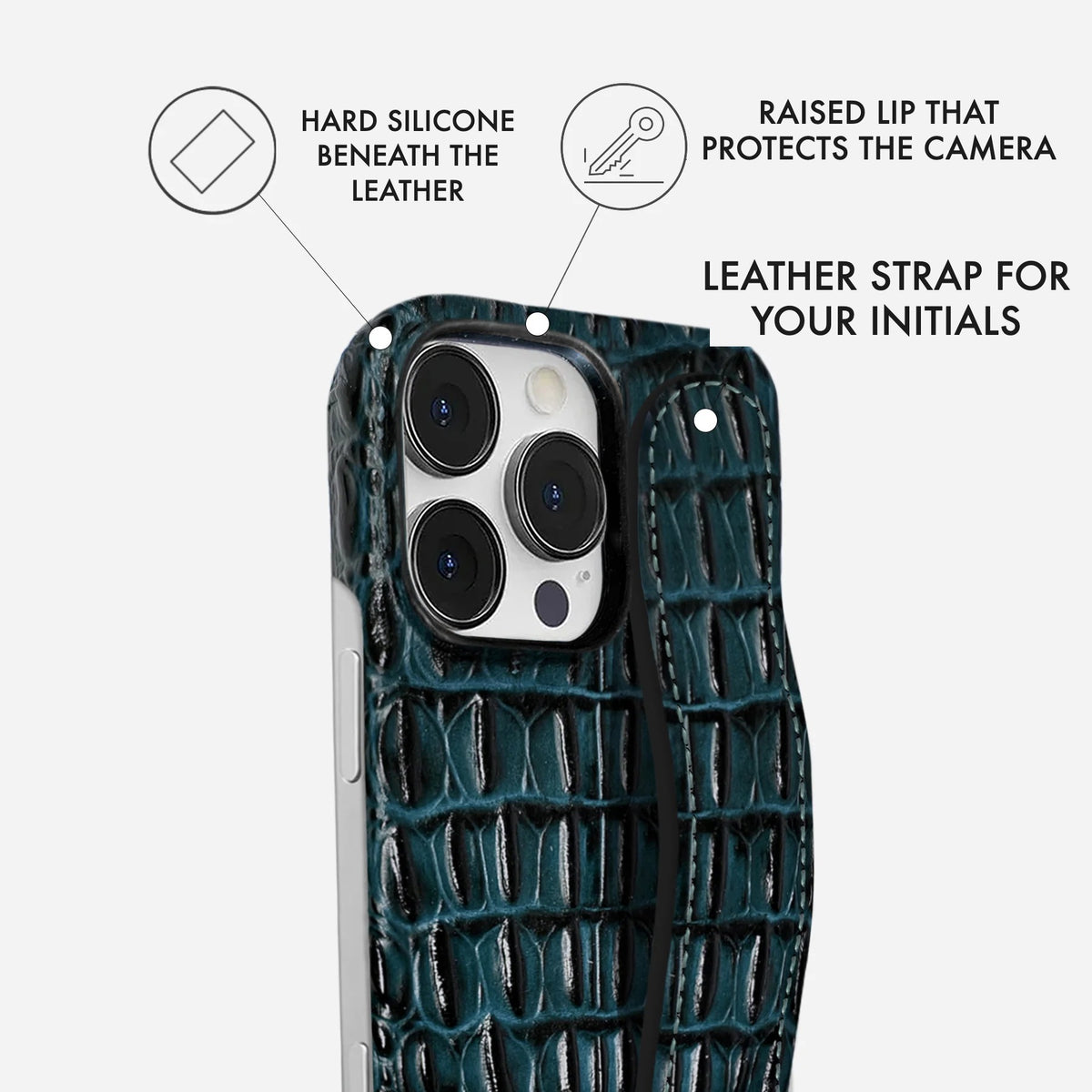 iPhone 16 Pro Max Leather Case — Titan Handle