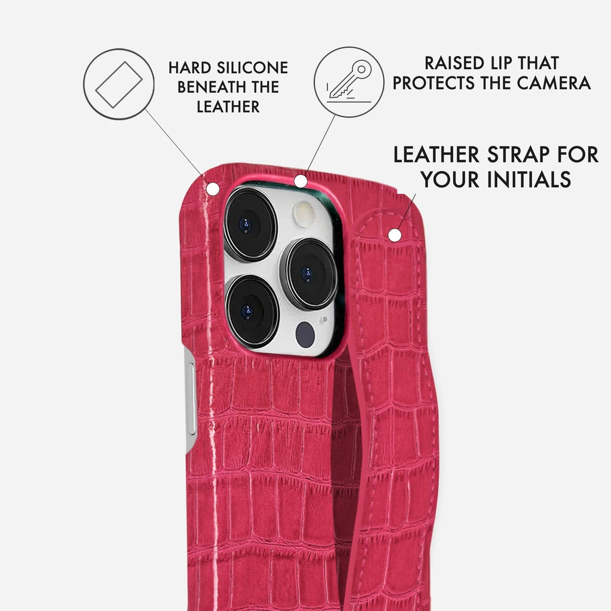 iPhone 15 Pro Leather Case — Vega Handle