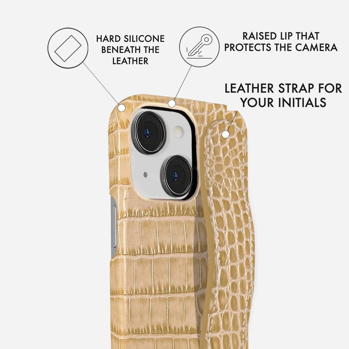 iPhone 15 Leather Case — Neo Handle