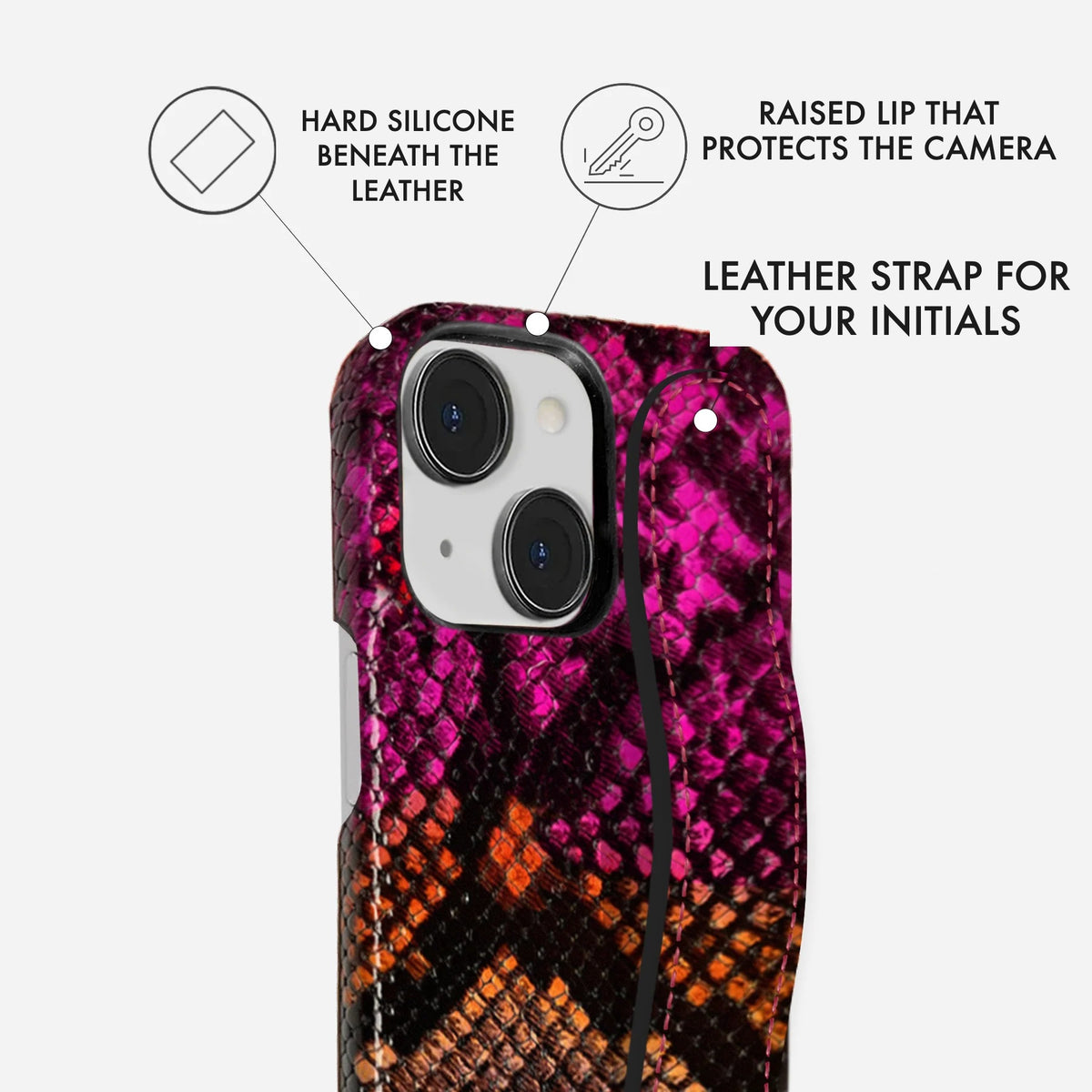 iPhone 13 Leather Case — Elise Handle