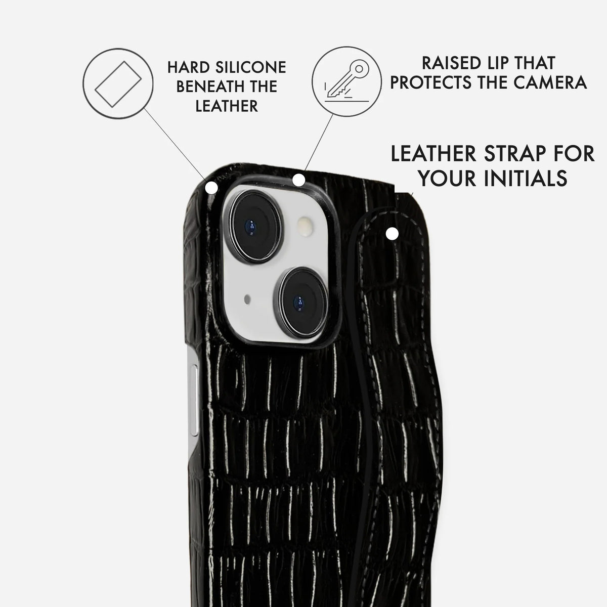 iPhone 13 Leather Case — Vega Handle