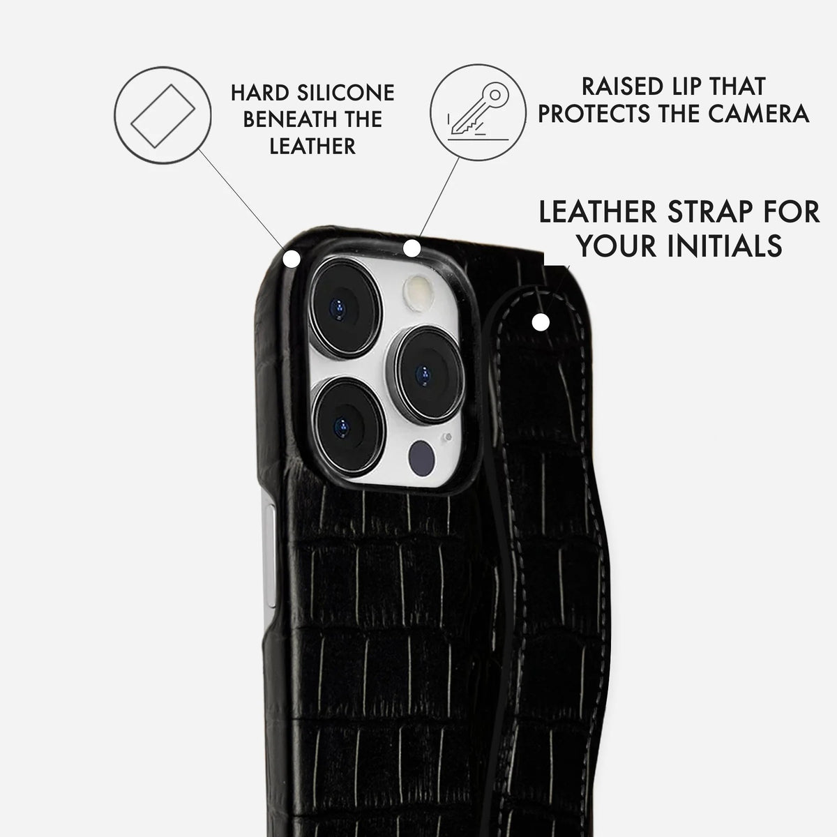 iPhone 14 Pro Max Leather Case — Vega Handle