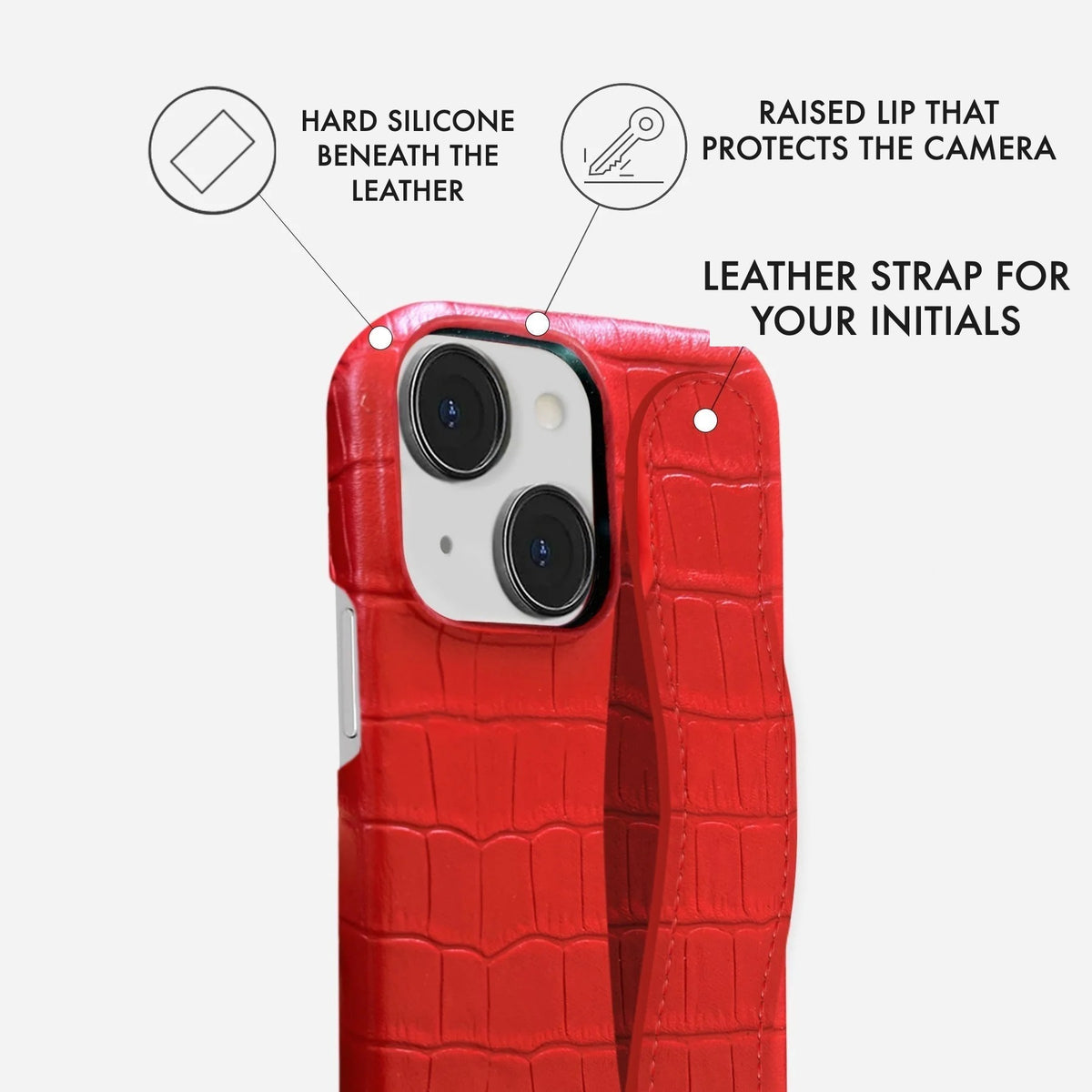 iPhone 15 Leather Case — Vega Handle
